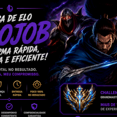 Elojob no LOL (melhor preço), 10% de desconto na primeira compra comigo.