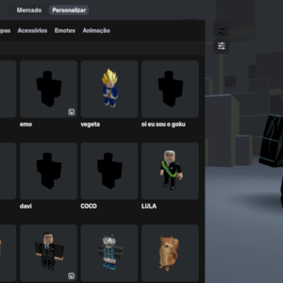 CONTAS COM SKINS E COM ROBUX GASTOS!!