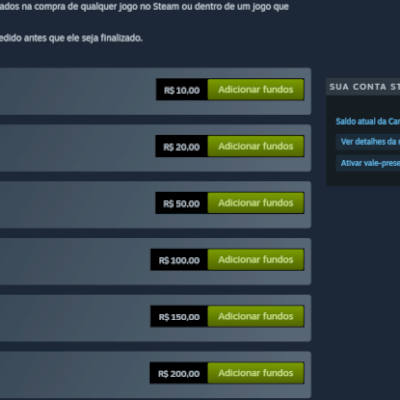Saldo Steam
