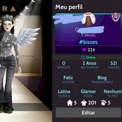 Conta de avakin life com itens raros