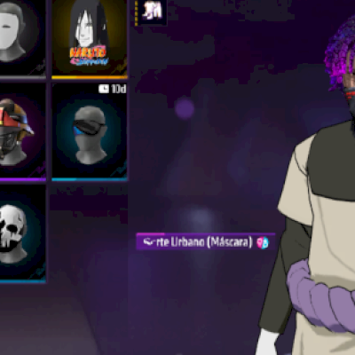 🔥 CONTA FREE FIRE | CONJUNTO OROCHIMARU (NARUTO) + ITENS DE COLAB 🔥