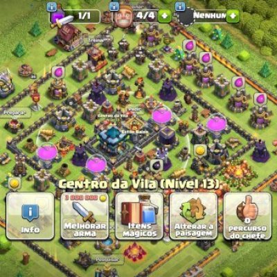 CONTA CLASH OF CLANS CV 13