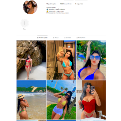 CONTA FEMININA COM 1000 SEGUIDORES| 10 POSTS COM 15 DIAS +