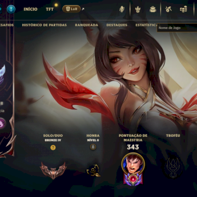 CONTA LEAGUE OF LEGENDS COM SKINS E O PASSE DO FAKER