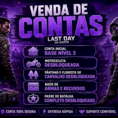 [ PROMOÇÃO CONTAS LAST DAY ON EARTH ] GAME DE SOBREVIVÊNCIA MOBILE