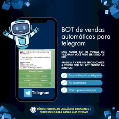 🤖 Bot de Vendas Automáticas - Telegram 🤖
