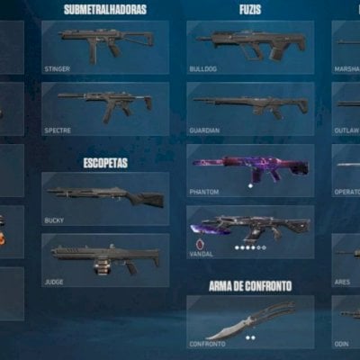 CONTA TRYHARD VALORANT FACA BUTTERFFLY BLACK MARKET