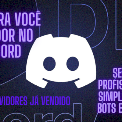 Crio seu Servidor no discord com bots e membros