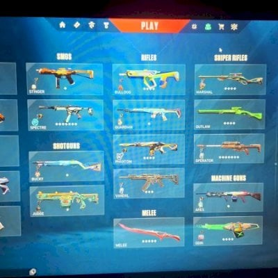 Vendo conta de valorante com mais de mil e oitocentos reais gasto