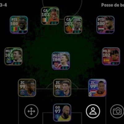 Conta mobile com Cole,Drogba,Salah e Sané destaques .