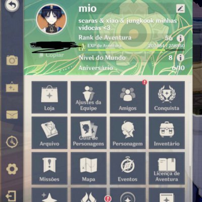 vendo conta no genshin AR 56