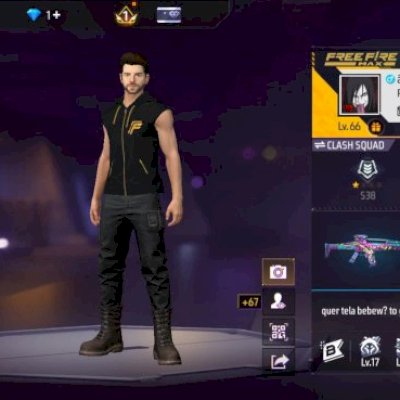 CONTA LEVEL 66 GEMADA UMP ATRIBUTADA