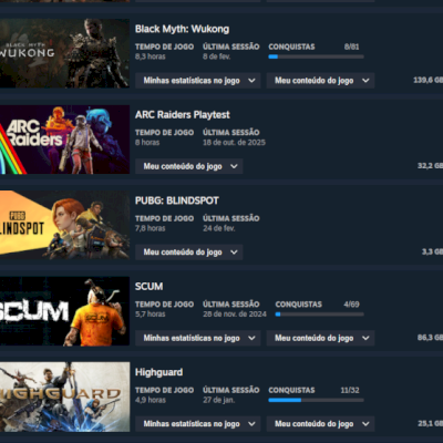 🎮 VENDO CONTA STEAM — R$300 🎮