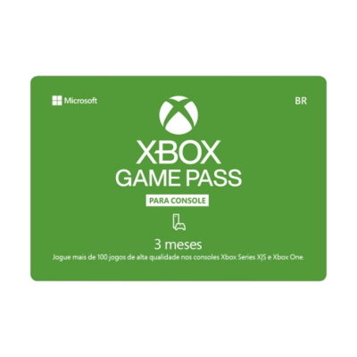 Xbox GamePass 3 Meses para Consoles