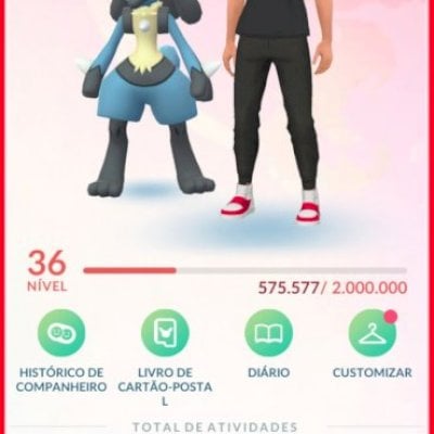Conta de Pokémon go level 36