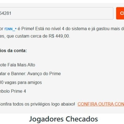 Conta de free fire Gemada