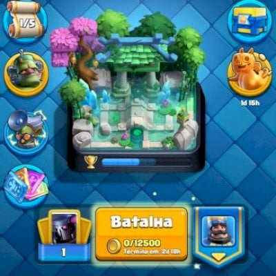 Conta Clash Royale, 7 anos, 3800 gemas, 230K de ouro