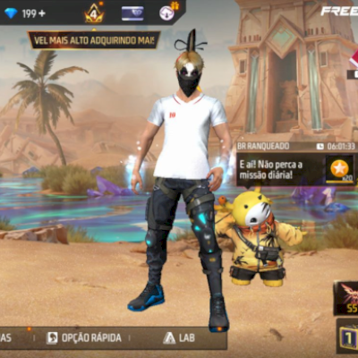 CONTA FF NIVEL 70 + M4A1 EVO + 300 EMOTES