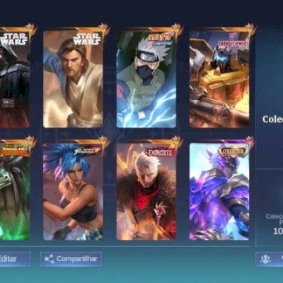 Conta Colecionador Prestigiado V, Celestial Level 106, 350 Skins e Full Heróis!