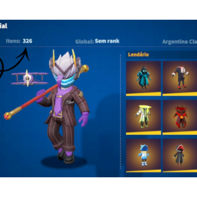 Conta [Super sus] com muita 326 skins, e muitas coisas boa pra quem quer começar