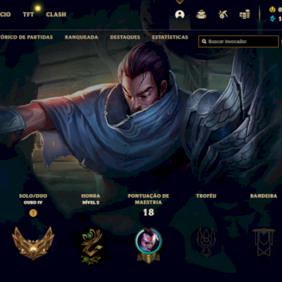 CONTA OURO 4, 23 Campeões , 3 Skins. Conta com MMR upado.