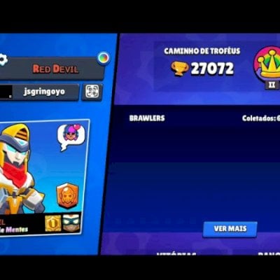 Conta de 2018 com 27k de troféus com muitas skins escluisvas e lendárias tbm