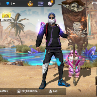 Conta com 3 angelicais, bandeirão e barbinha