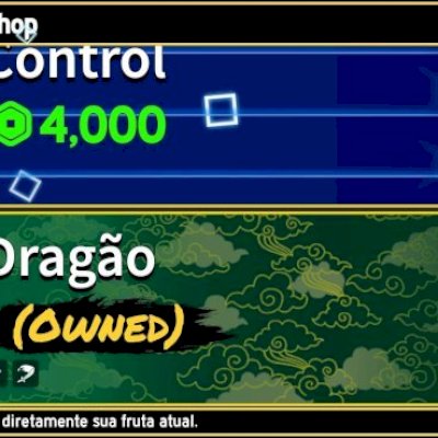 Conta de Blox fruits com DRAGON PERM E YETI, CONTROL, TIGER NO INV