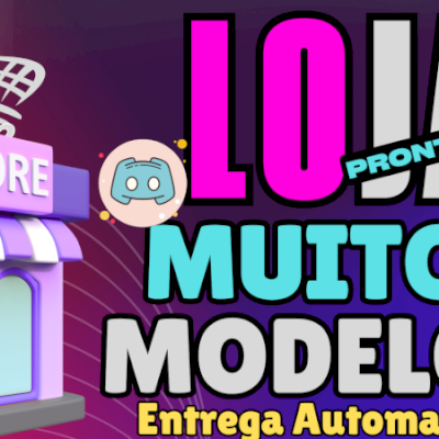 LOJA PRONTA DISCORD PERSONALIZE EM SEGUNDOS! 20 MODELOS EXCLUSIVOS