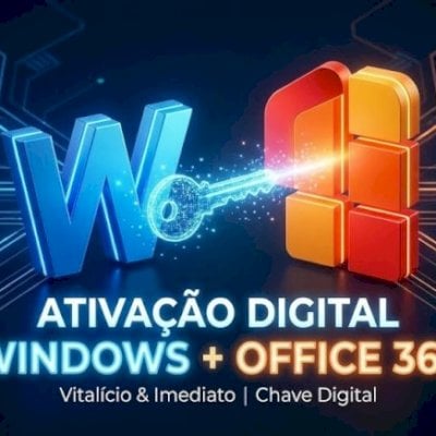 🚀 ATIVAÇÃO TOTAL: Windows 10/11 + Office 365 | Vitalício 💎 | Envio Automático
