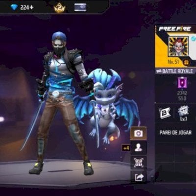 Conta boa e barata de free fire