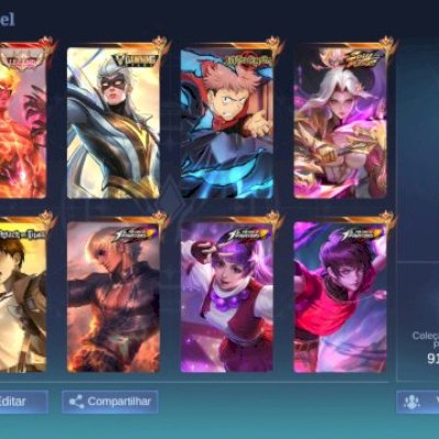 Conta Mobile Legends 300skins