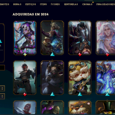 Conta Lol Skin Nova Jinx E Todas Arcane ( Raro )