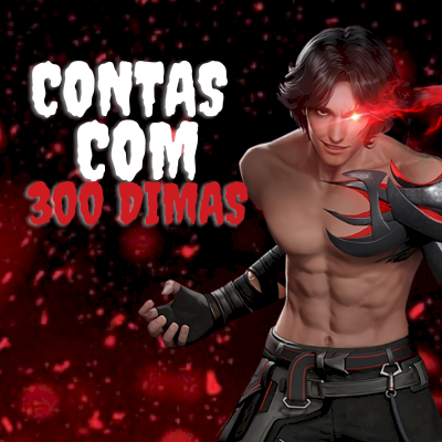 CONTA FREEFIRE/LEVEL 2 COM 300 DIMA COM CHANCE DE VIM SKIN DO CAVERIRA CONVIDADO