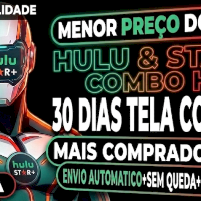 [ENTREGA AUTOMÁTICA] HULU + Star Plus PREMIUM 4K 30D | TELA COM PIN