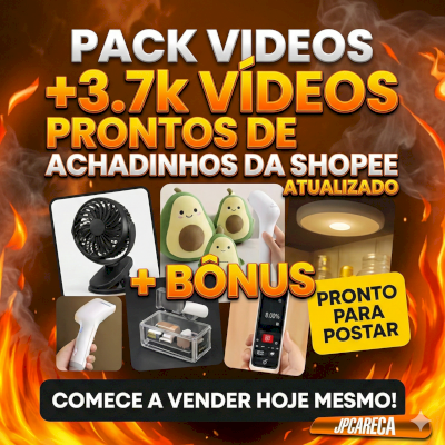 Pack +3.7k Vídeos Prontos de Achadinhos da Shopee atualizado + Bônus
