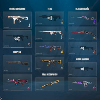 Conta Valorant Full Acesso Com Varias skins!!