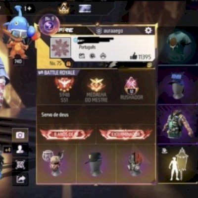Conta ff 1 2 3 passe jaqueta beta etc