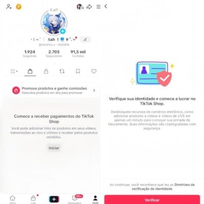 CONTAS TIKTOK SHOP BR 2k a 10k | SEM DOC | PRONTA PRA USO | ENTREGA RÁPIDA