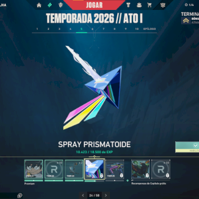 Contas Valorant Com Skins e Pass