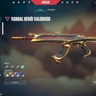 >>Conta VALORANT | 2 Skins | Valiant Hero Vandal | Servidor Br