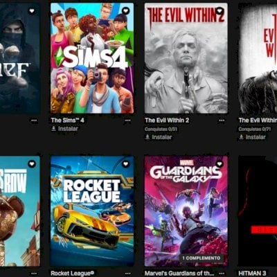 Conta Epic Games - 122 Jogos (Menos de R$ 1,25 por jogo!!)