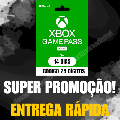 PC Game Pass - 14 dias - Código 25 Dígitos / Gift Card