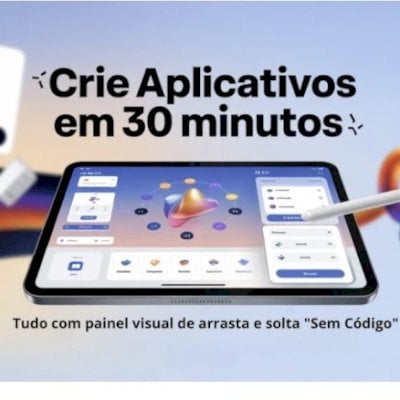 Aplicativo Profissional Pronto em 30 Minutos - SEM CODIGO