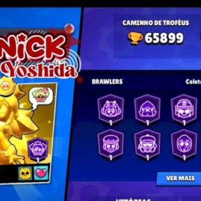 VENDO CONTA DE BRAWL STARS COM ALGUMAS SKINS RARAS
