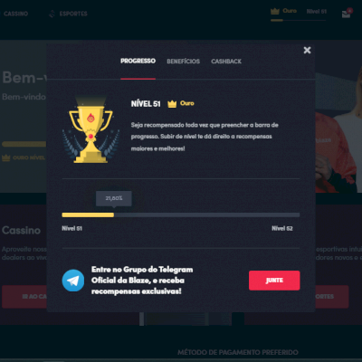 Conta na blaze nível ouro (51)