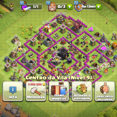 Conta Clash Off Clãs Cv9