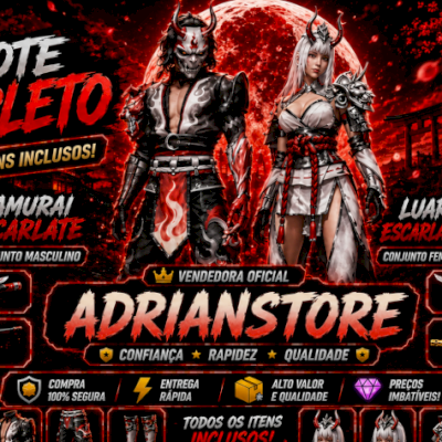 [Melhor Preço] Contas Free Fire (Vira Samurai)