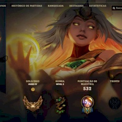 Conta League of Legends- 10 anos(final da season 1)