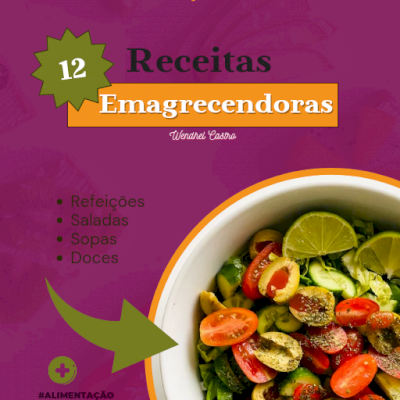 12 Receitas Emagrecedoras | E-book Completo + Entrega Automática✅